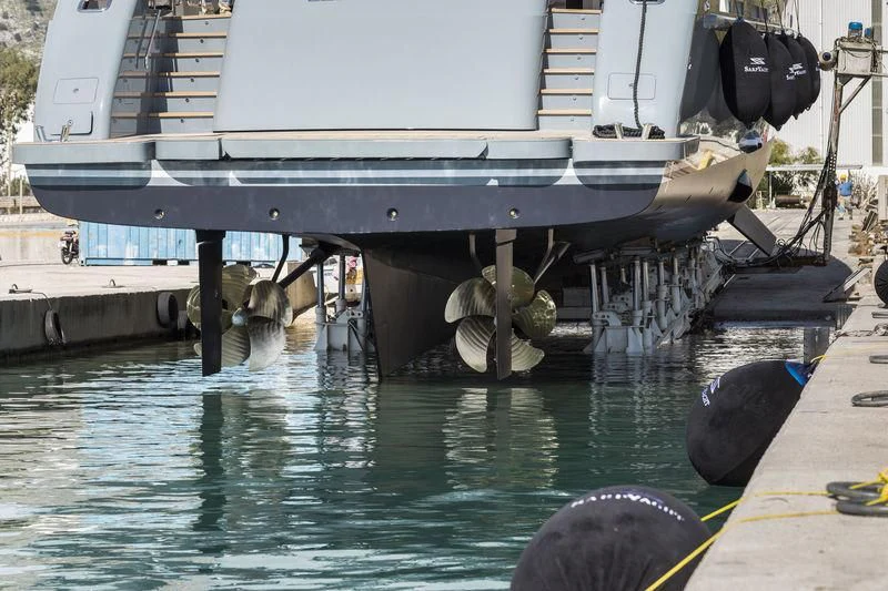 a boat on the water aboard LA PASSION Yacht for Sale