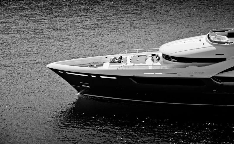 a boat in the water aboard LA PASSION Yacht for Sale