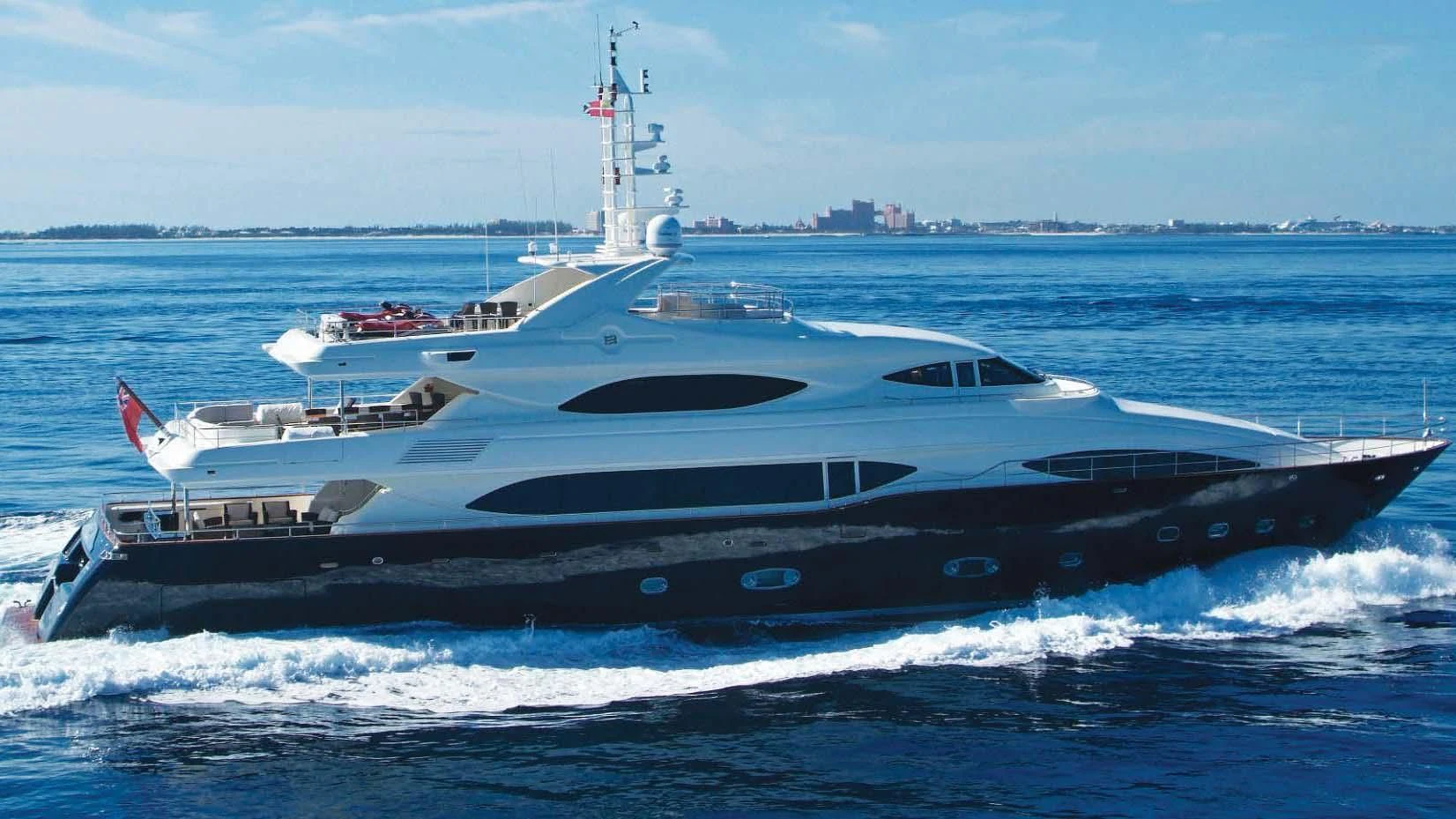 a large white yacht aboard SIMA Yacht for Sale