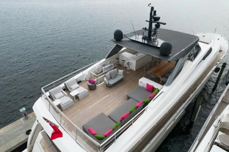 a boat on the water aboard RAYEN Yacht for Sale