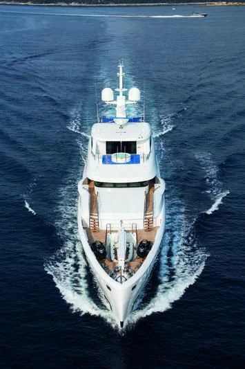 a ship in the water aboard SEASENSE Yacht for Sale