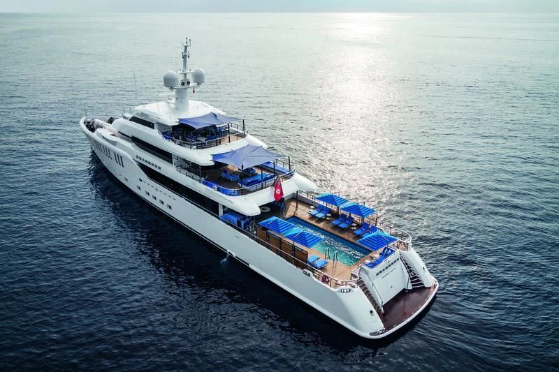 a boat in the water aboard SEASENSE Yacht for Sale