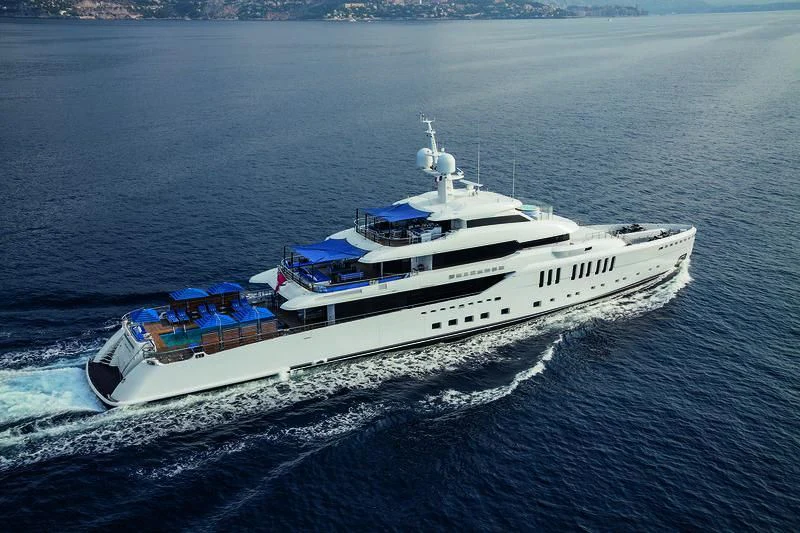 a ship on the water aboard SEASENSE Yacht for Sale