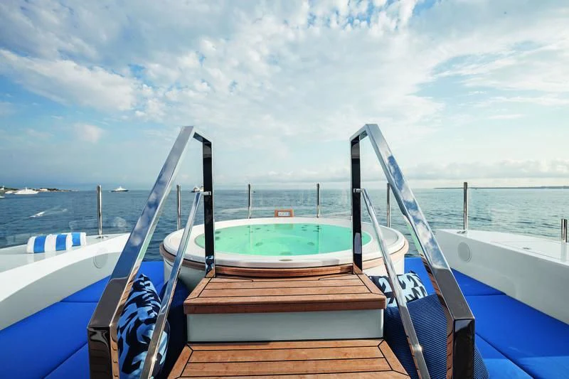 a boat on the water aboard SEASENSE Yacht for Sale