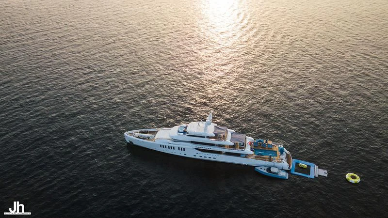 a boat in the water aboard SEASENSE Yacht for Sale