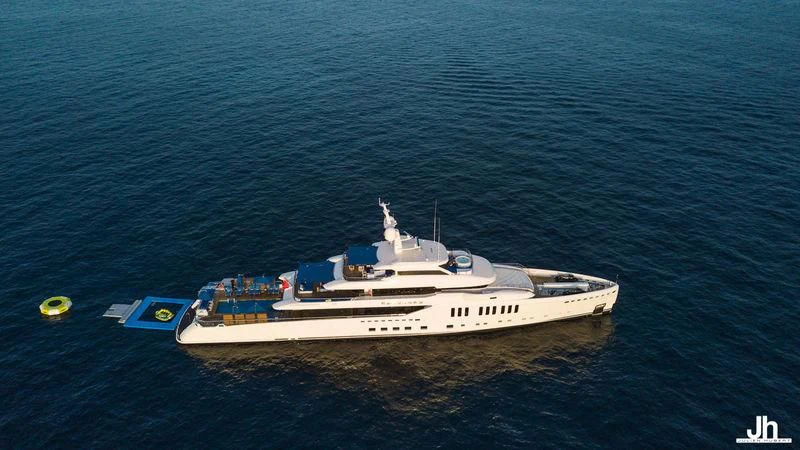 a boat in the water aboard SEASENSE Yacht for Sale