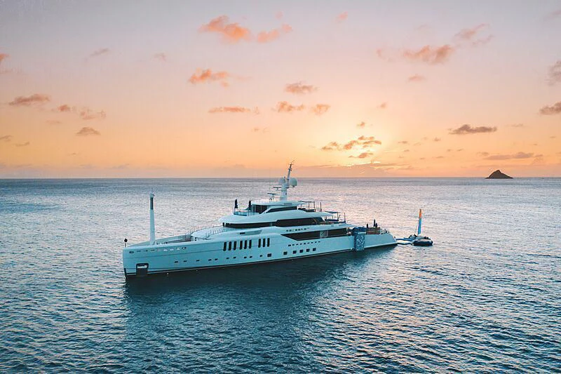 a boat in the water aboard SEASENSE Yacht for Sale