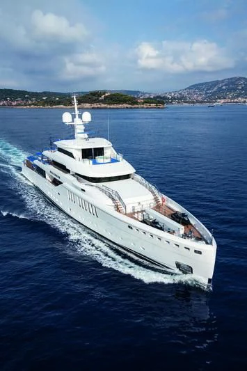 a boat on the water aboard SEASENSE Yacht for Sale