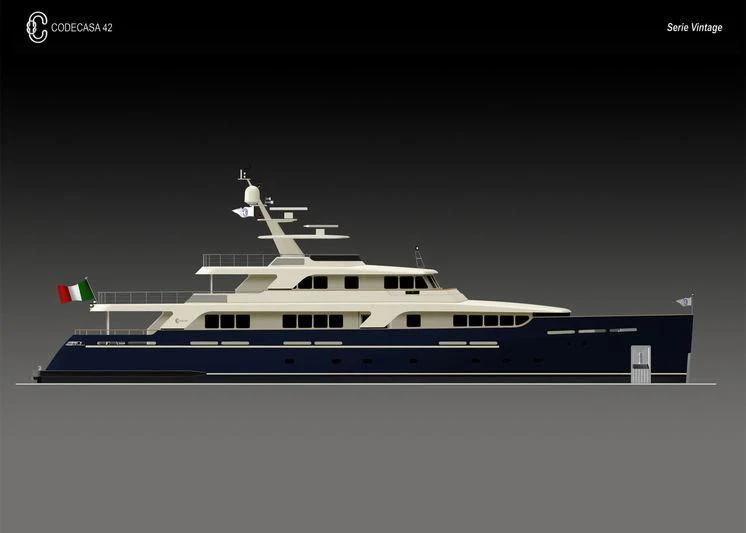 graphical user interface aboard MAGARI Yacht for Sale