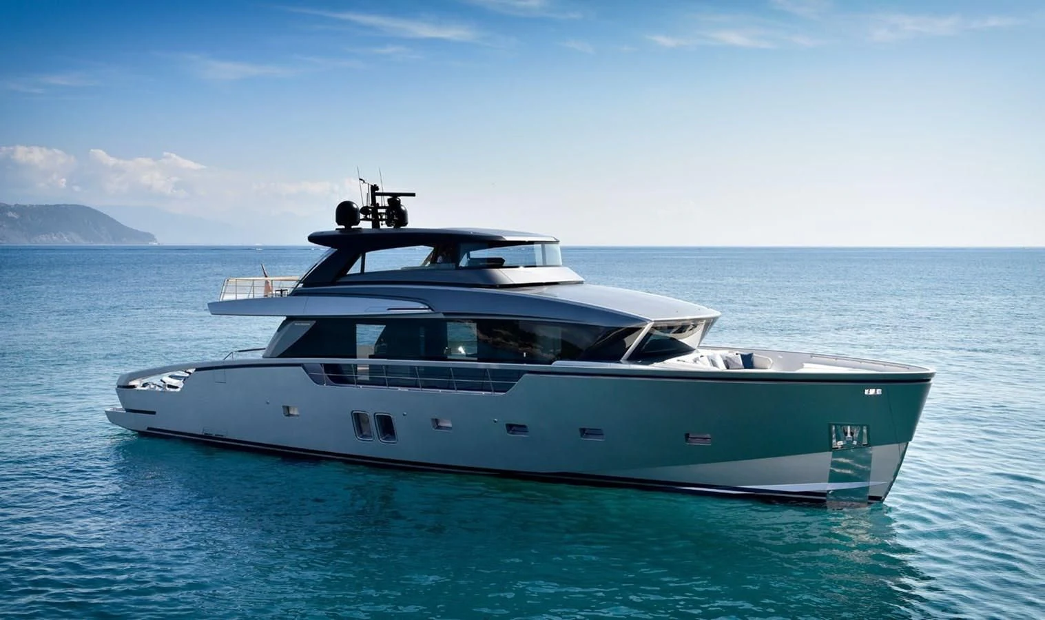 a boat in the water aboard ZAZZAZU II Yacht for Sale