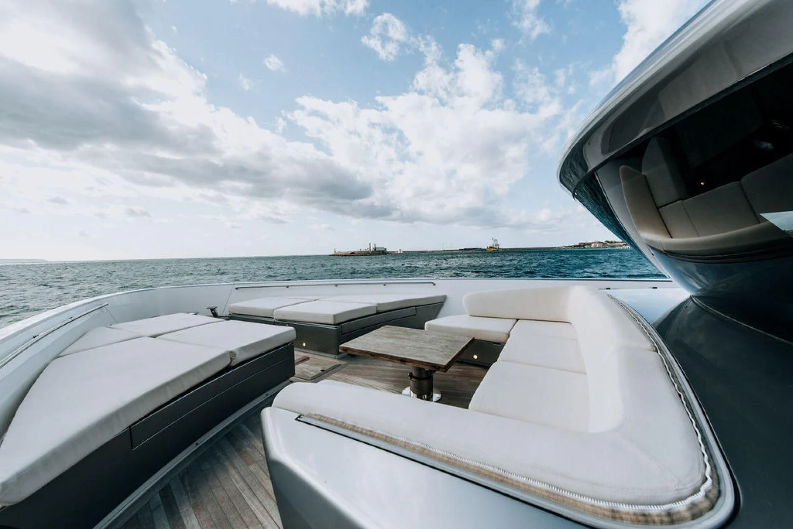 a boat on the water aboard ZAZZAZU II Yacht for Sale