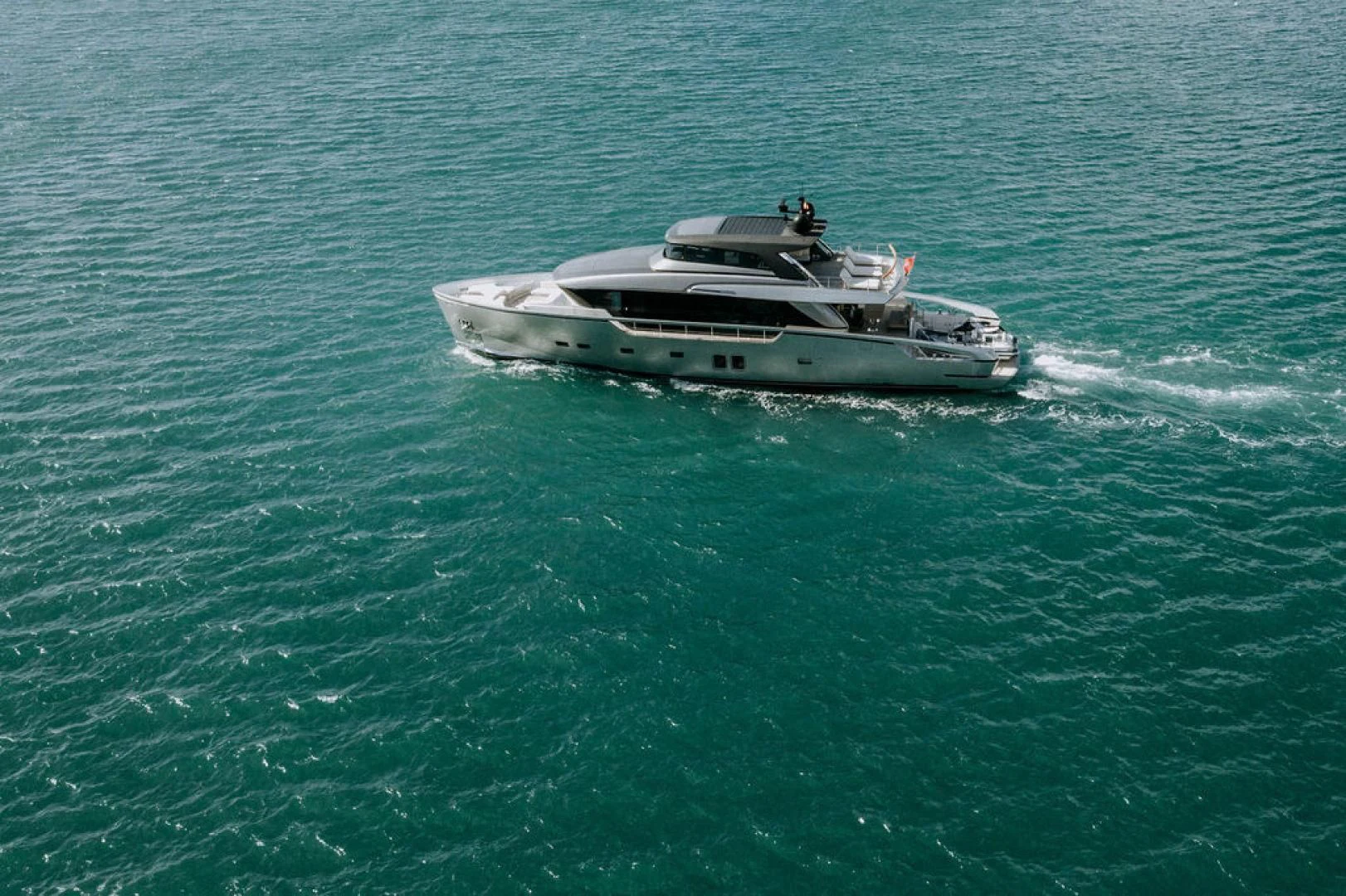 a boat in the water aboard ZAZZAZU II Yacht for Sale