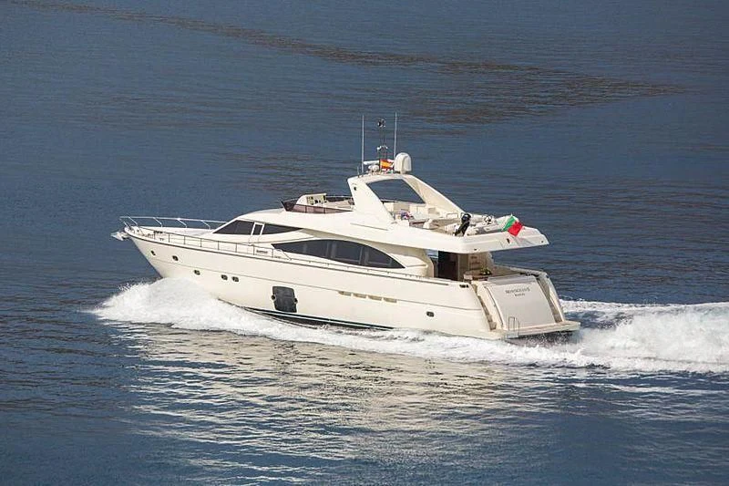 a boat on the water aboard MONTICELLO II Yacht for Sale