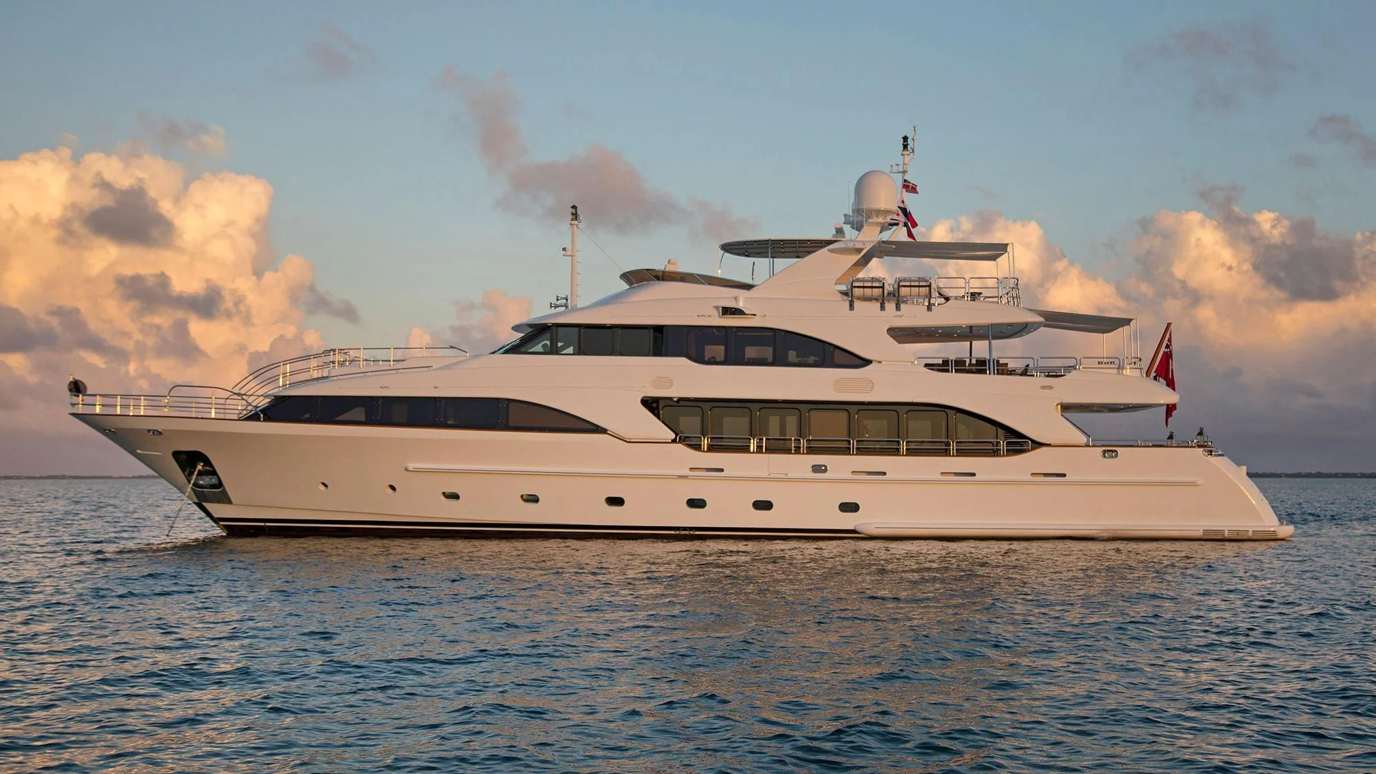 a white yacht in the water aboard CRISTOBAL Yacht for Charter