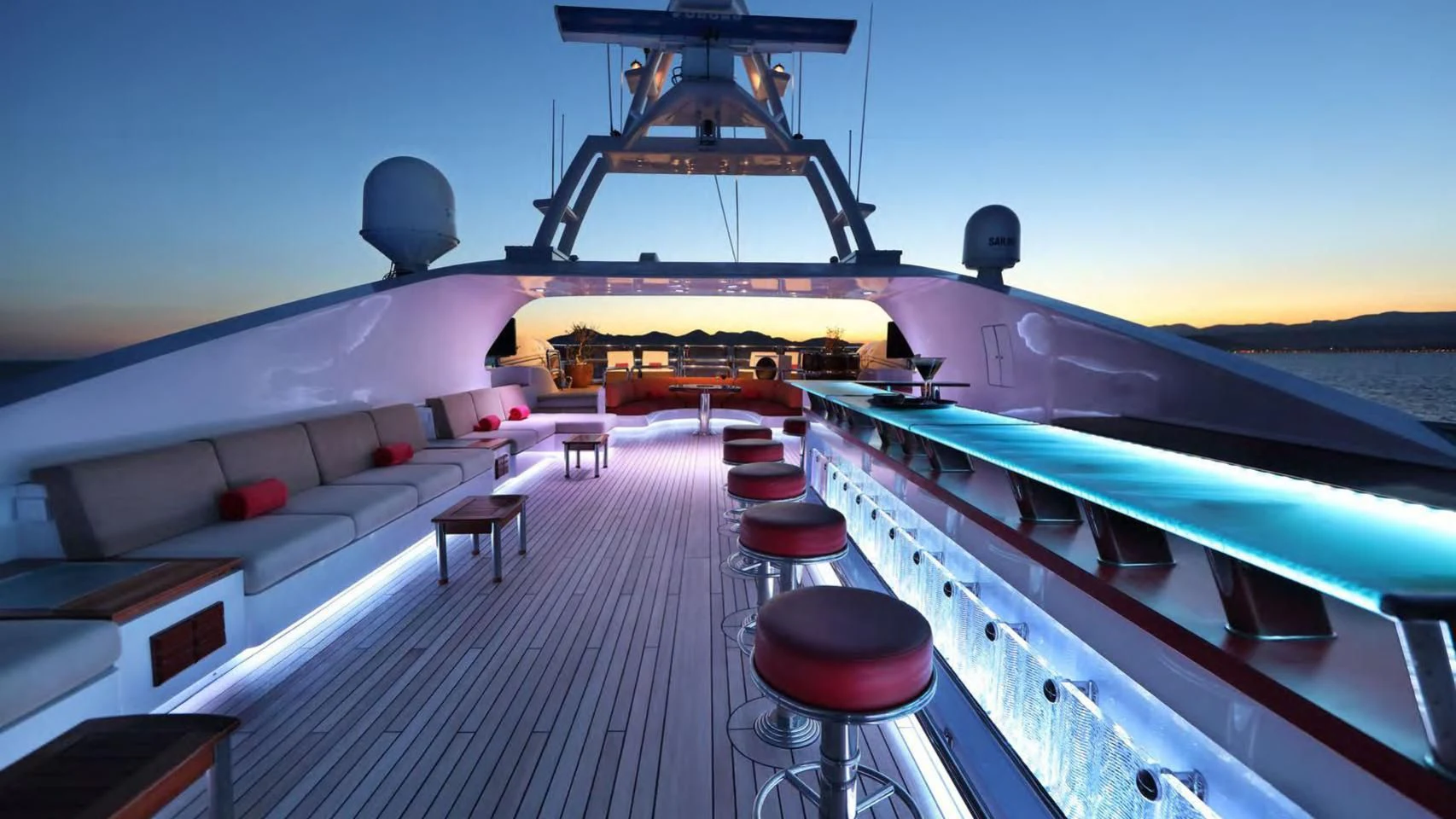 a boat on the water aboard CODE 8 Yacht for Sale