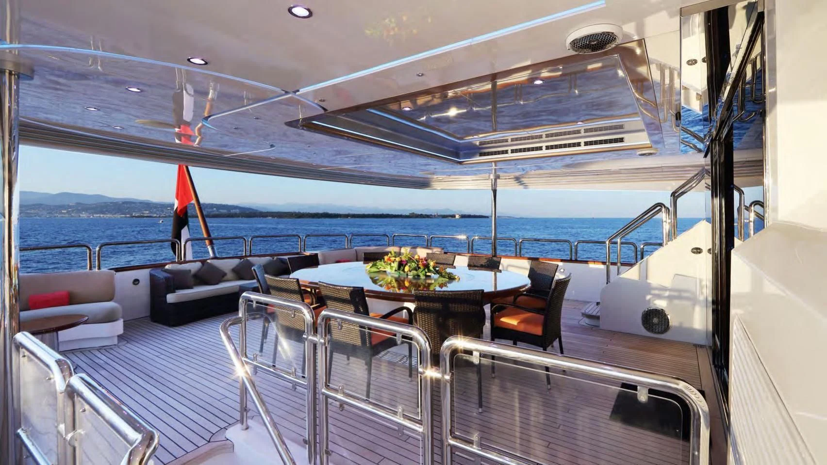 a boat on the water aboard CODE 8 Yacht for Sale
