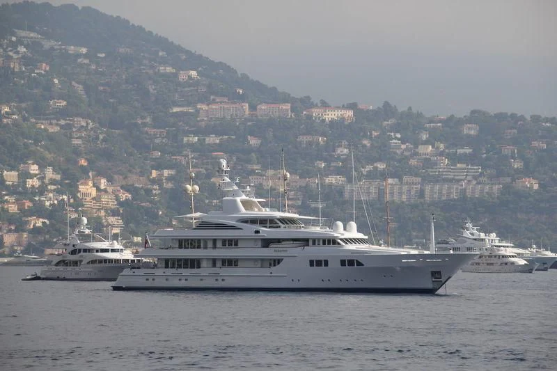 a couple of boats in the water aboard PARAFFIN Yacht for Sale