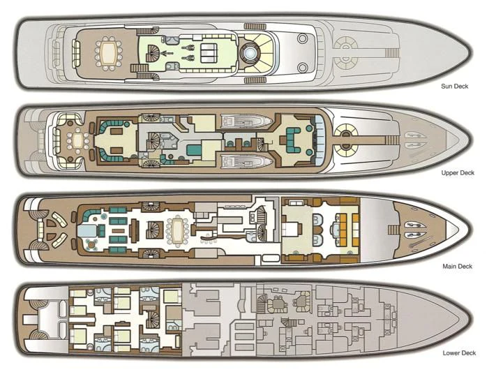 diagram aboard PARAFFIN Yacht for Sale