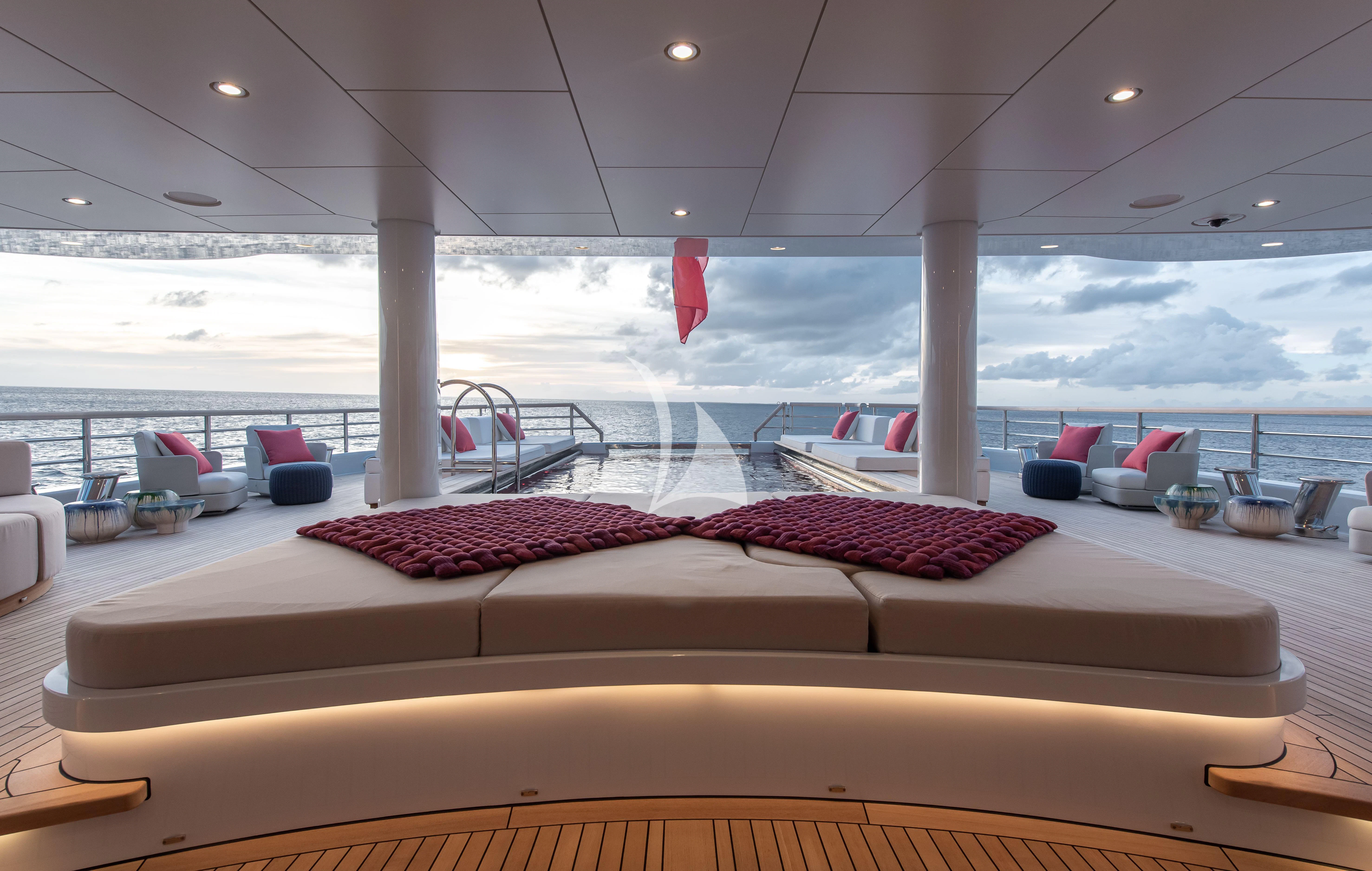 a boat on the water aboard SYNTHESIS Yacht for Sale