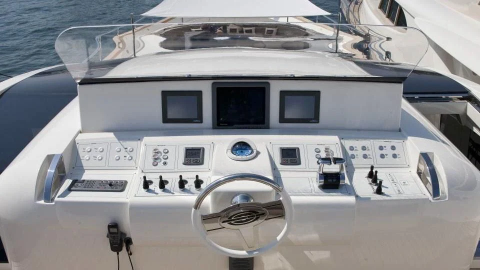 the inside of a boat aboard TOBY Yacht for Sale