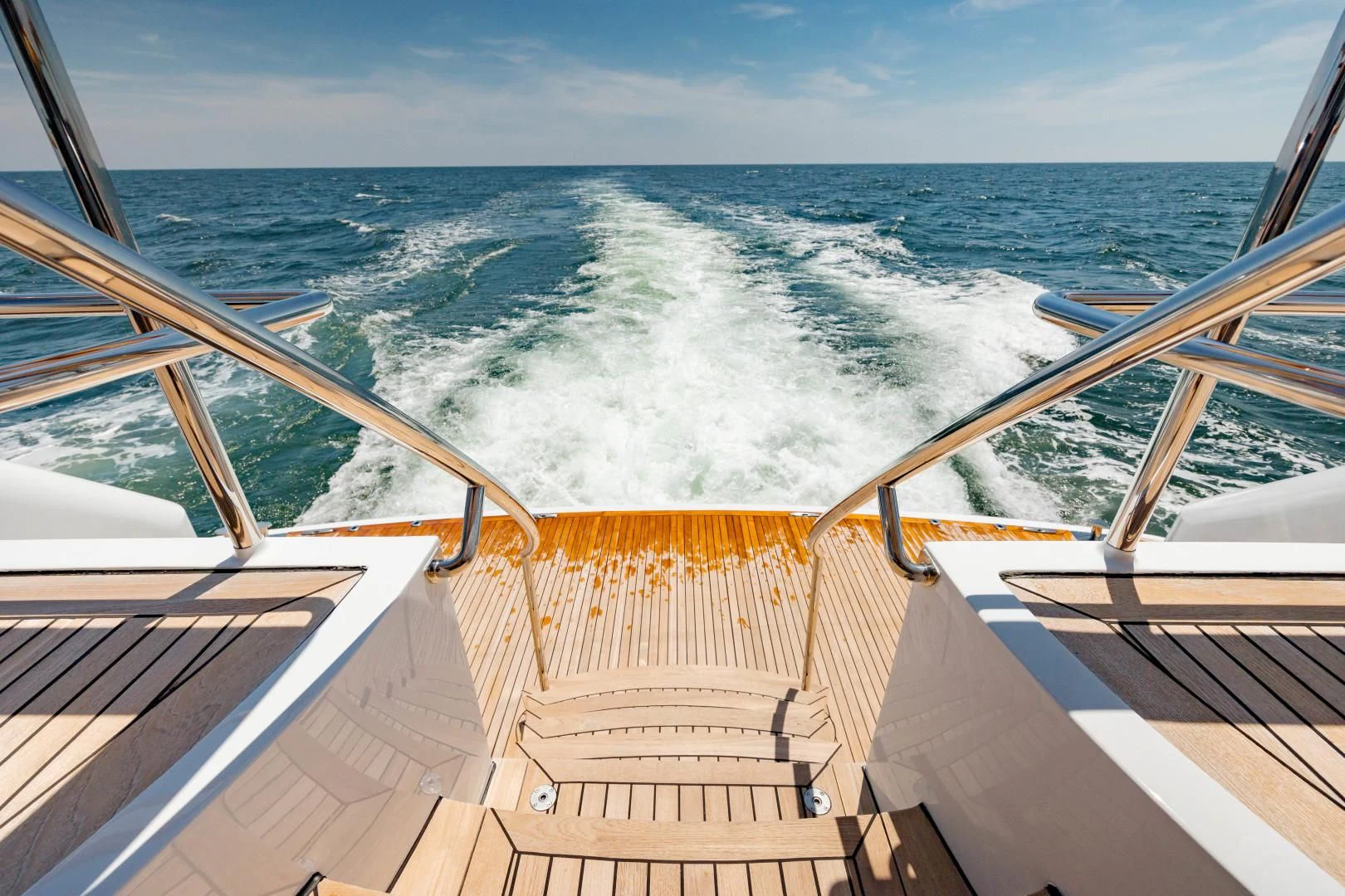 a boat on the water aboard DREAM RIDER Yacht for Sale