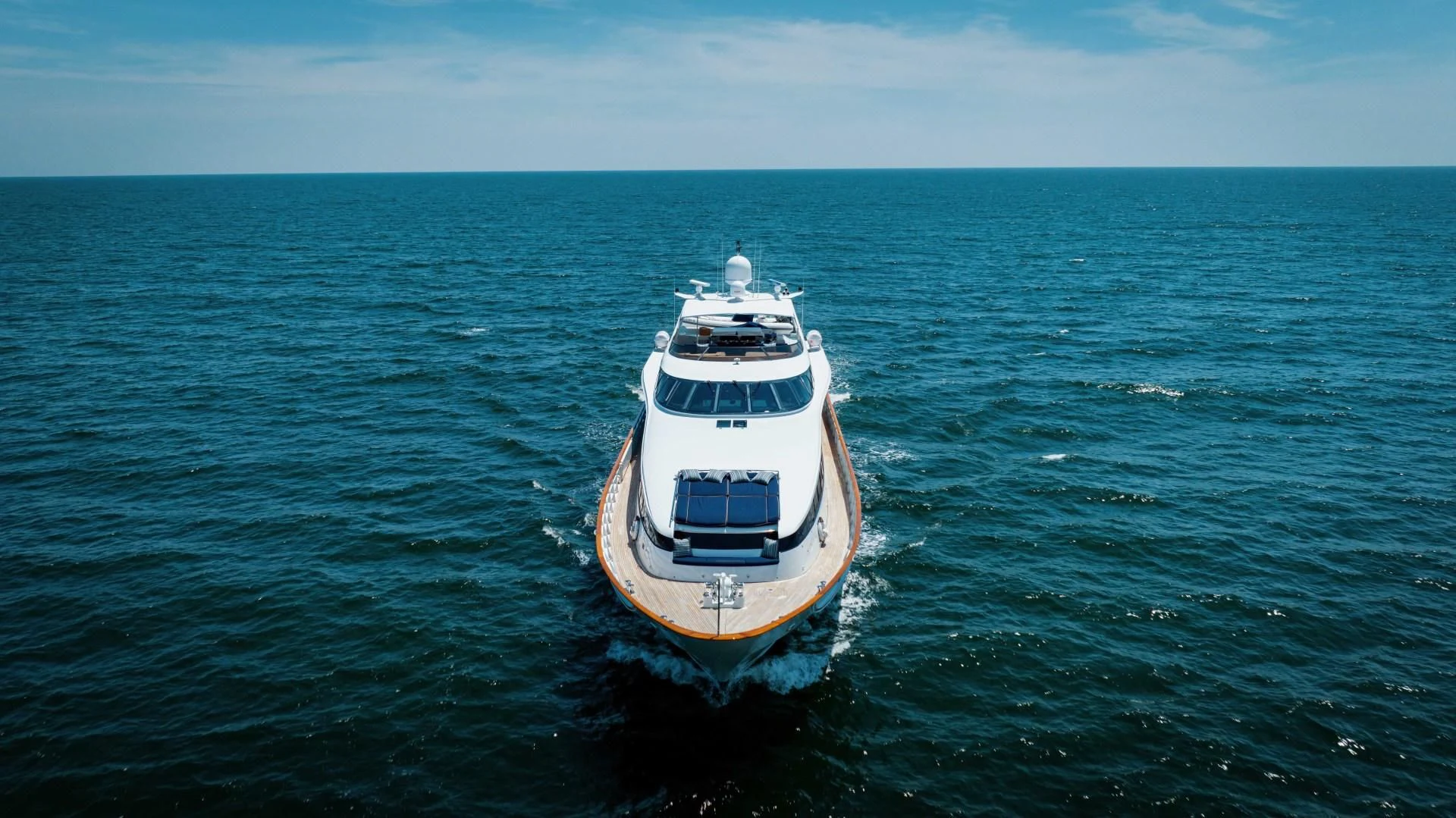 a boat on the water aboard DREAM RIDER Yacht for Sale