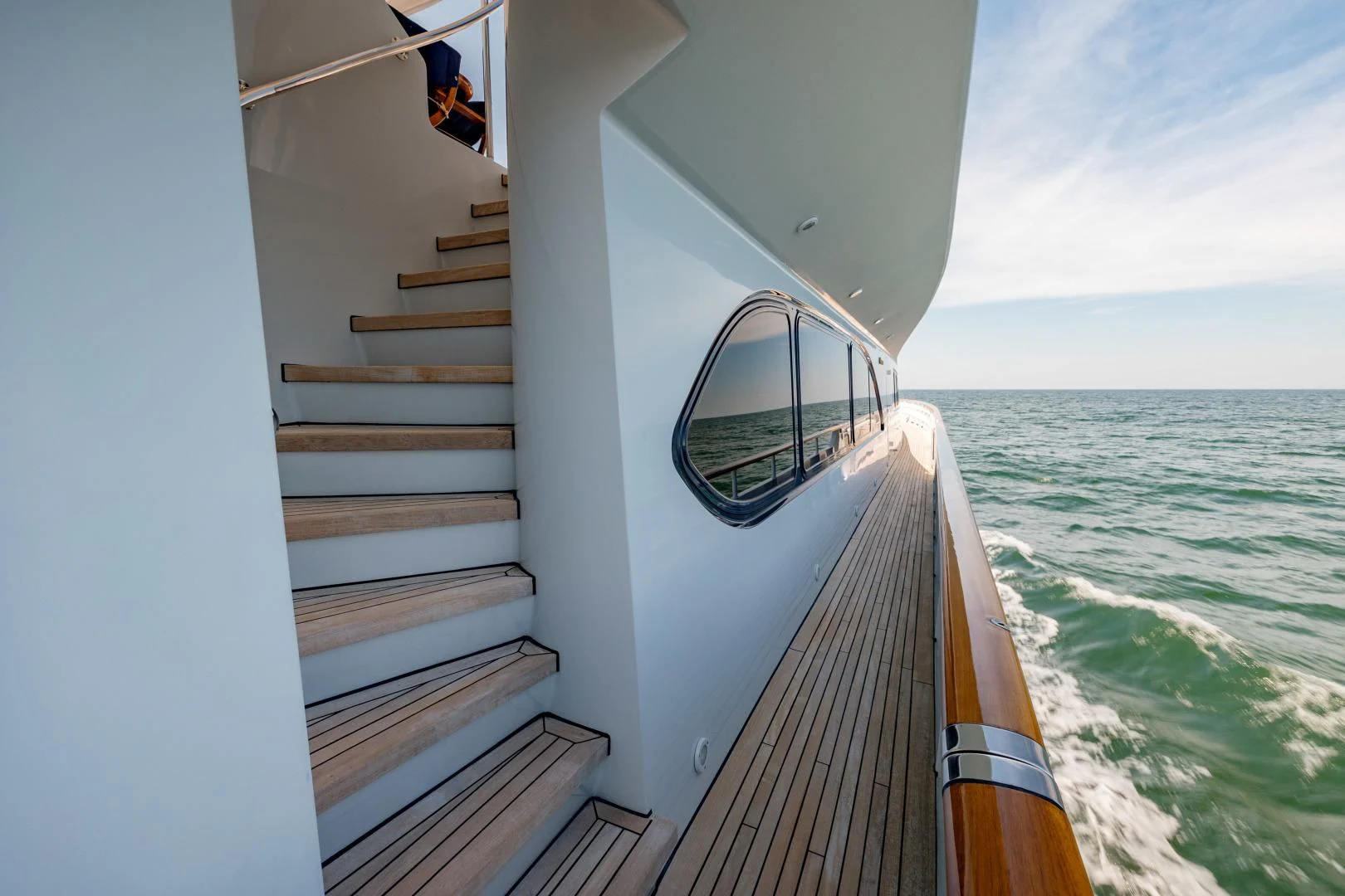 a boat on the water aboard DREAM RIDER Yacht for Sale