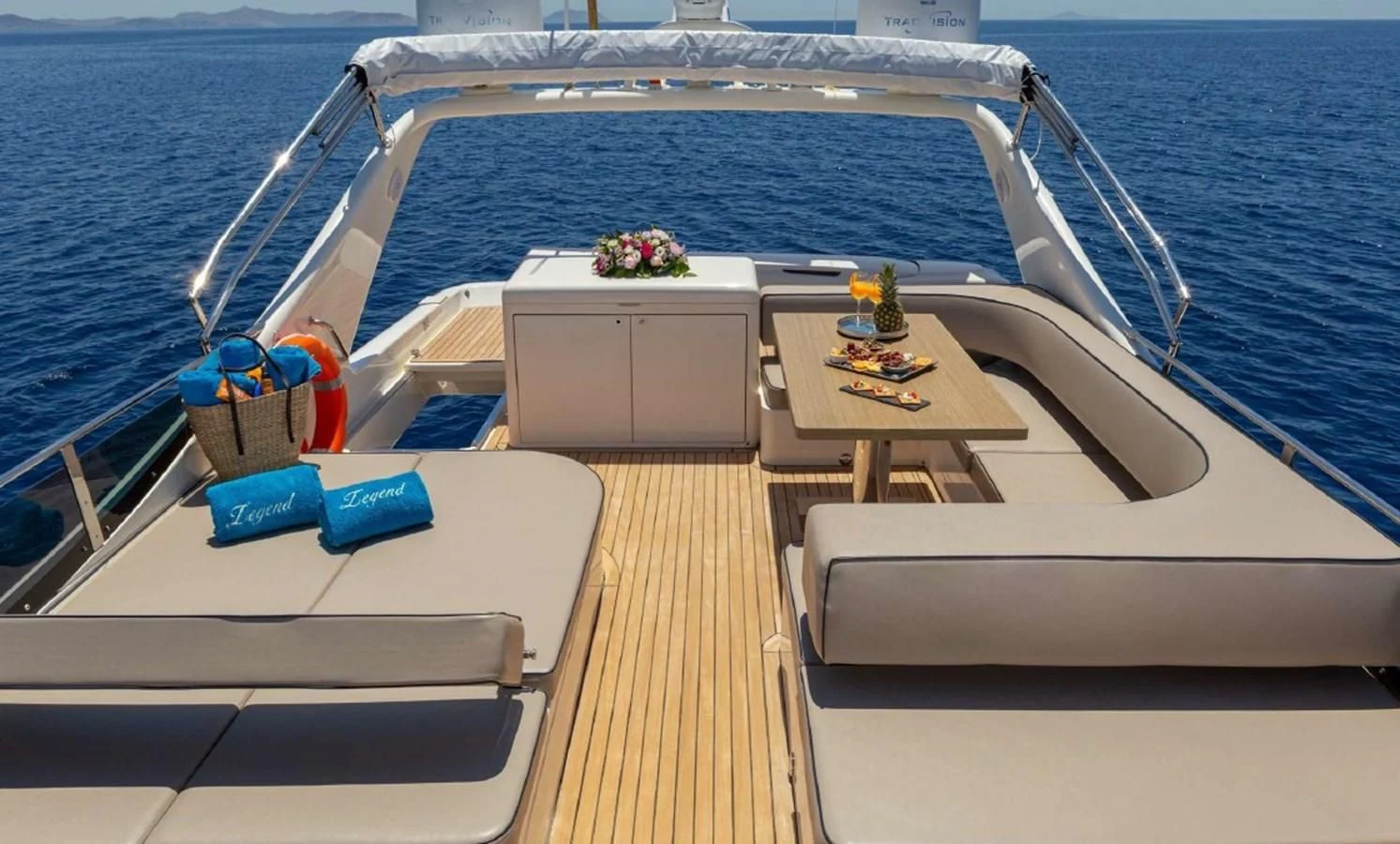 a boat on the water aboard LEGEND Yacht for Sale