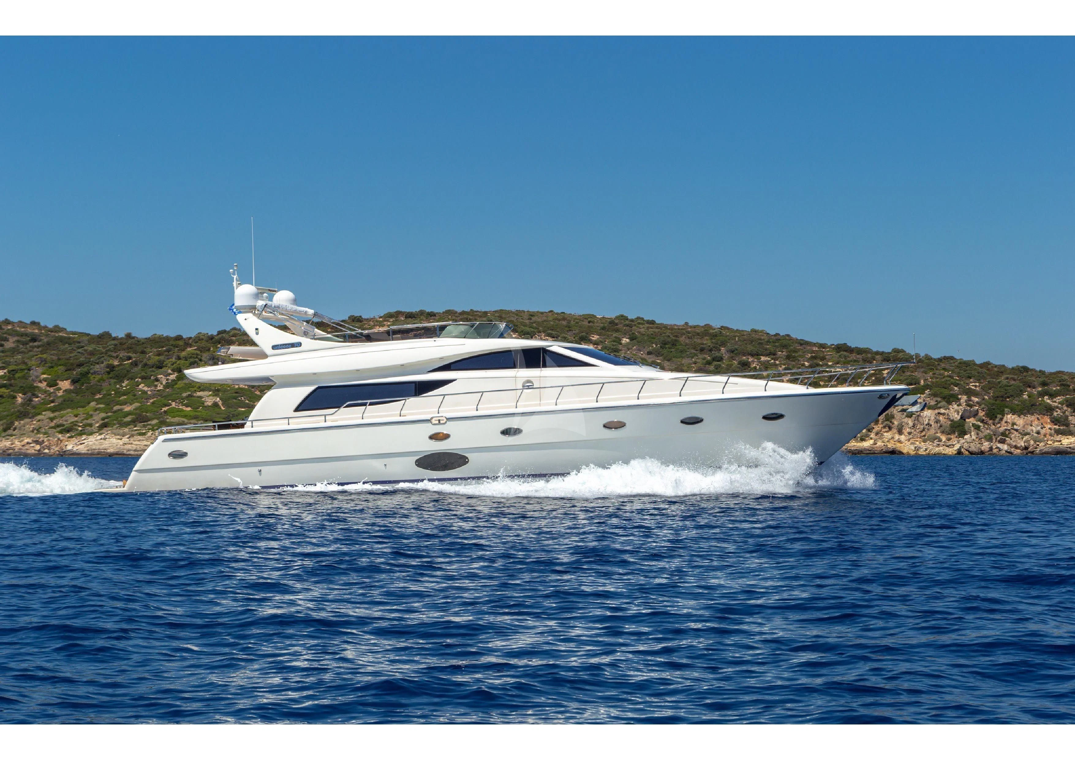 a boat on the water aboard LEGEND Yacht for Sale