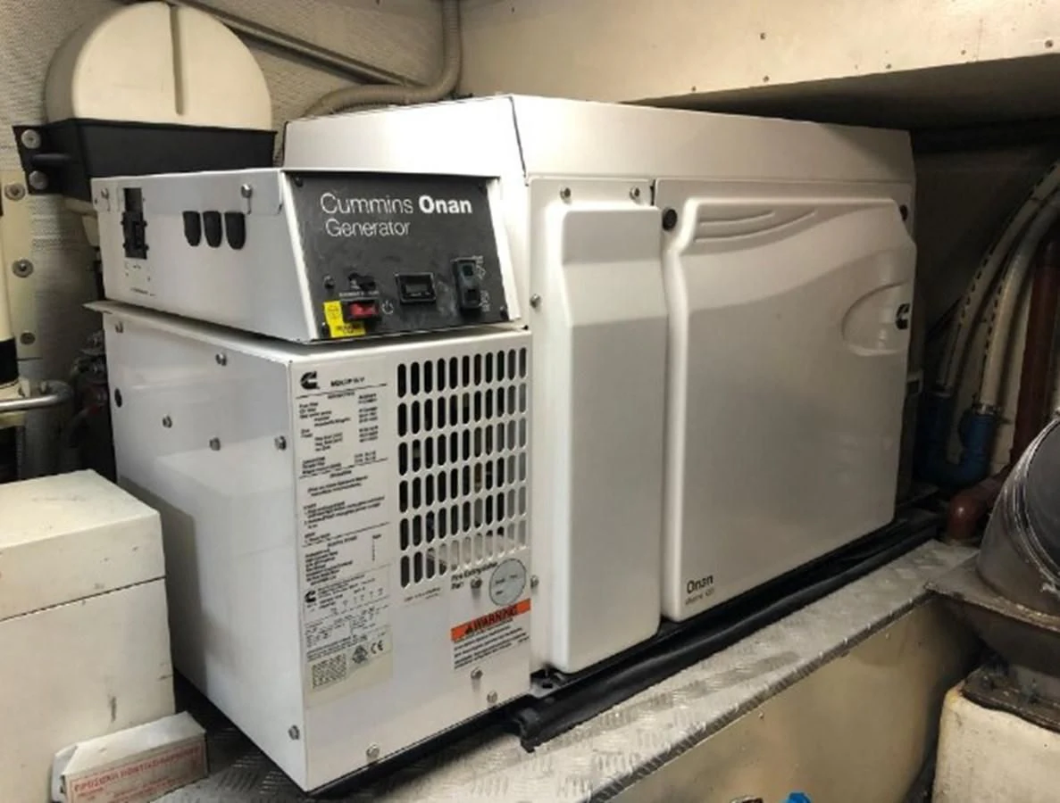 a machine with a screen aboard LEGEND Yacht for Sale