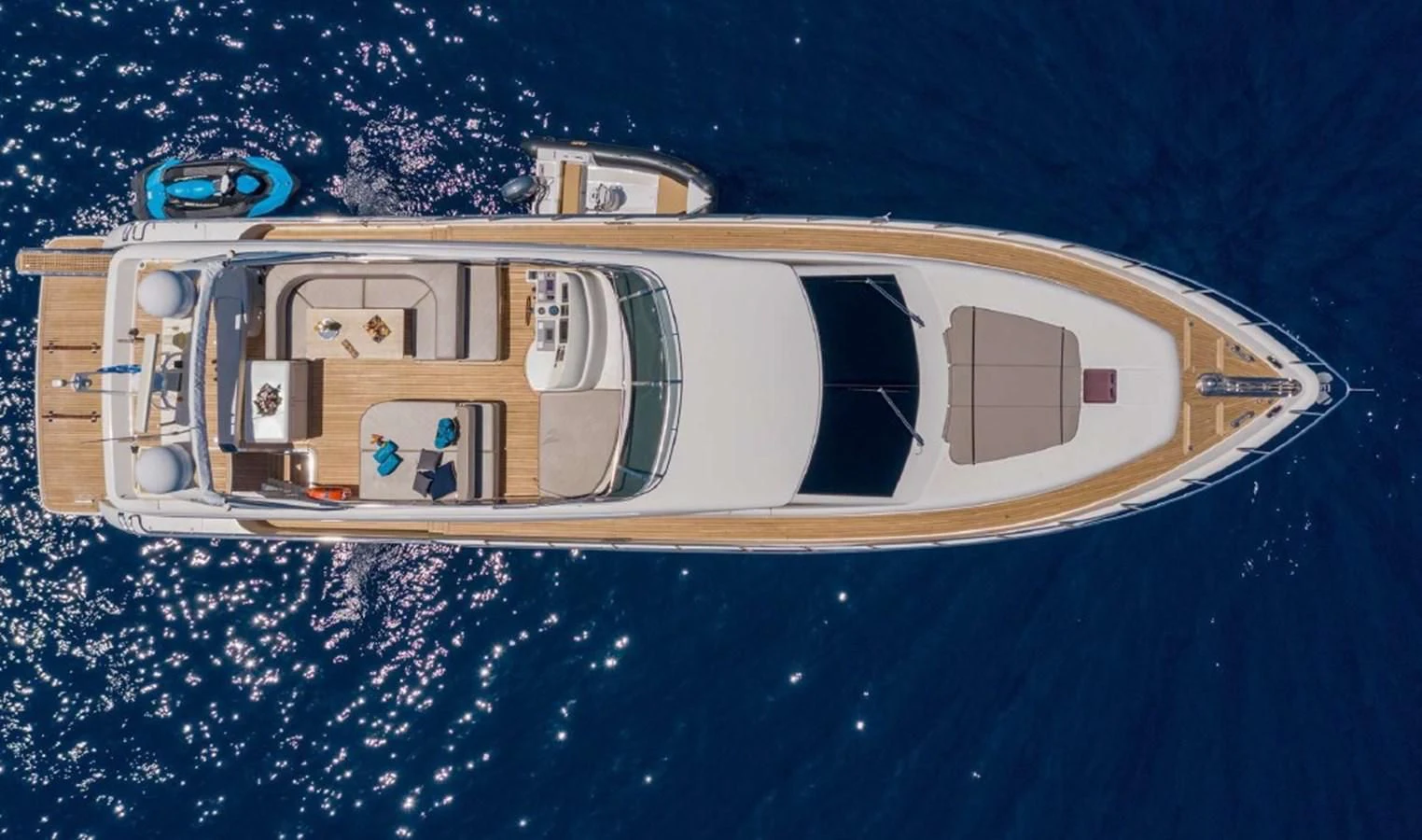 a space ship in space aboard LEGEND Yacht for Sale