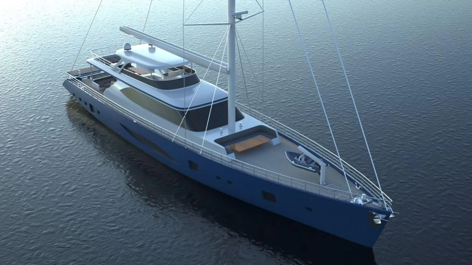 a boat on the water aboard LION Yacht for Sale