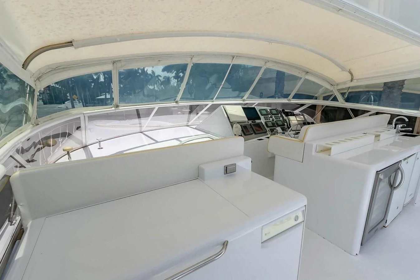 a room with several machines aboard PURELY PLEASURE Yacht for Sale