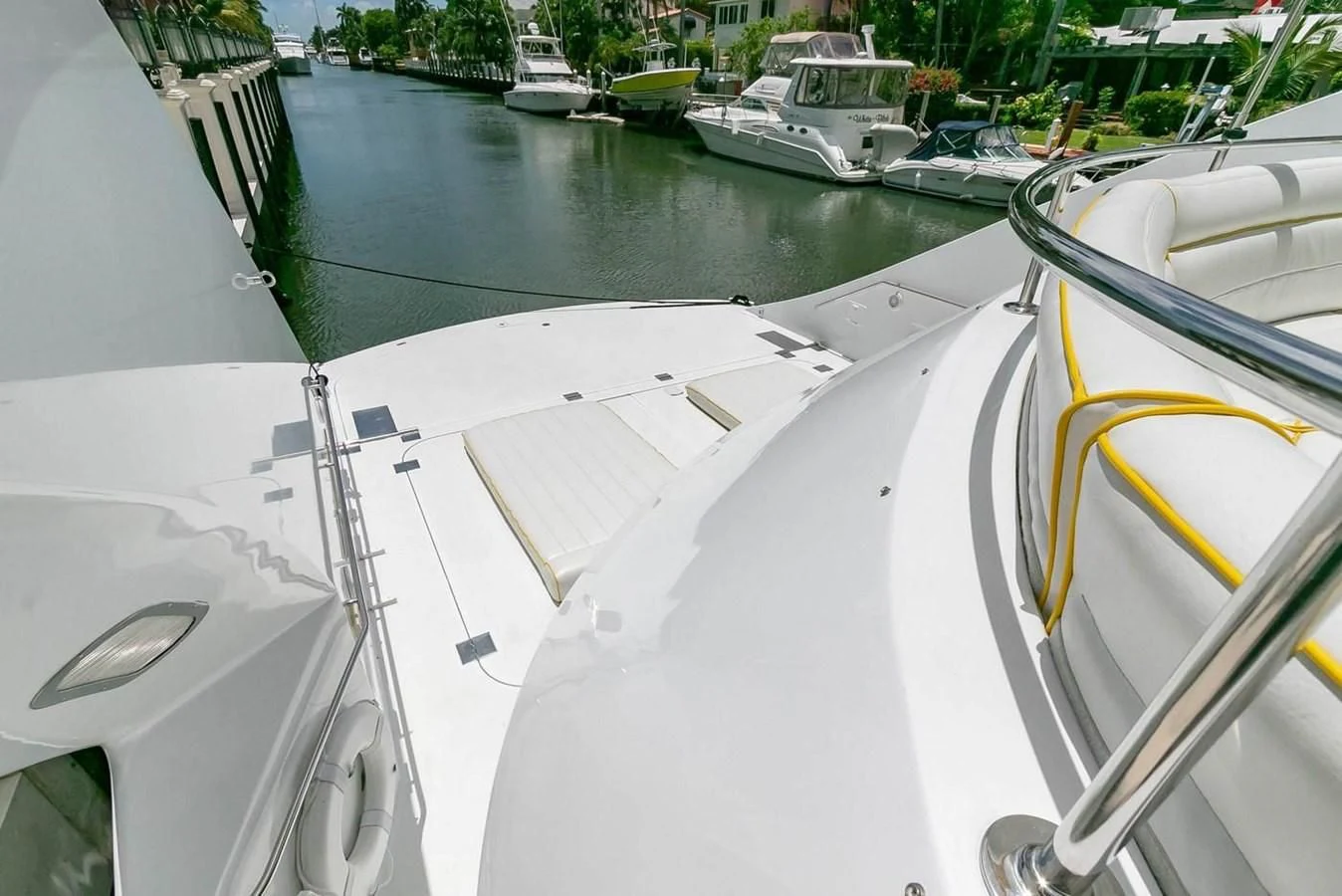 a boat on the water aboard PURELY PLEASURE Yacht for Sale