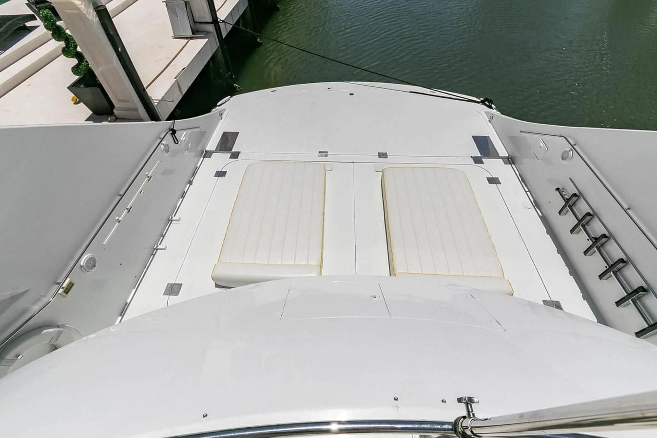a close-up of a white box aboard PURELY PLEASURE Yacht for Sale