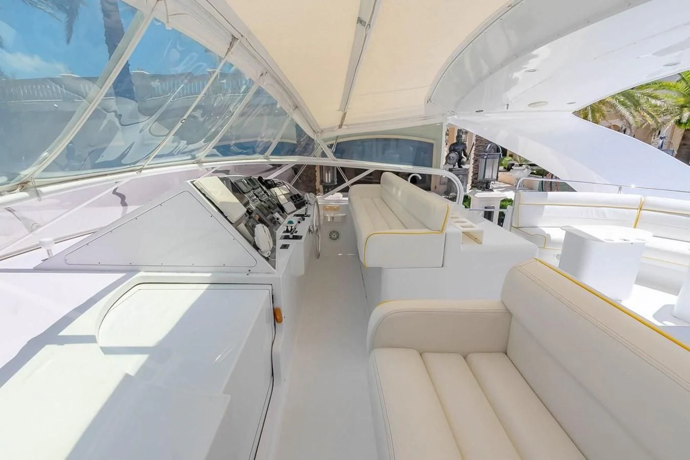 inside of a boat aboard PURELY PLEASURE Yacht for Sale