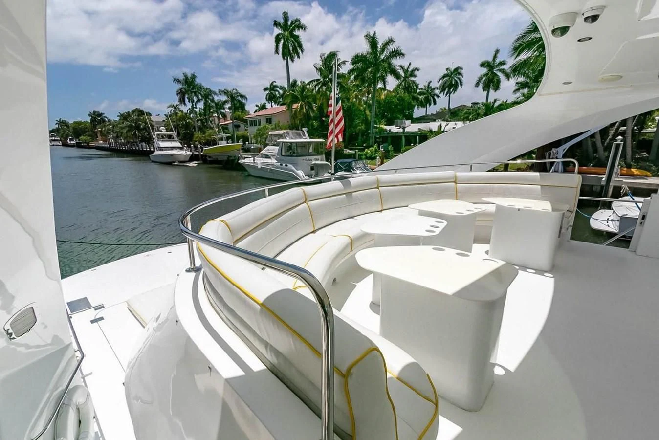 a boat on the water aboard PURELY PLEASURE Yacht for Sale