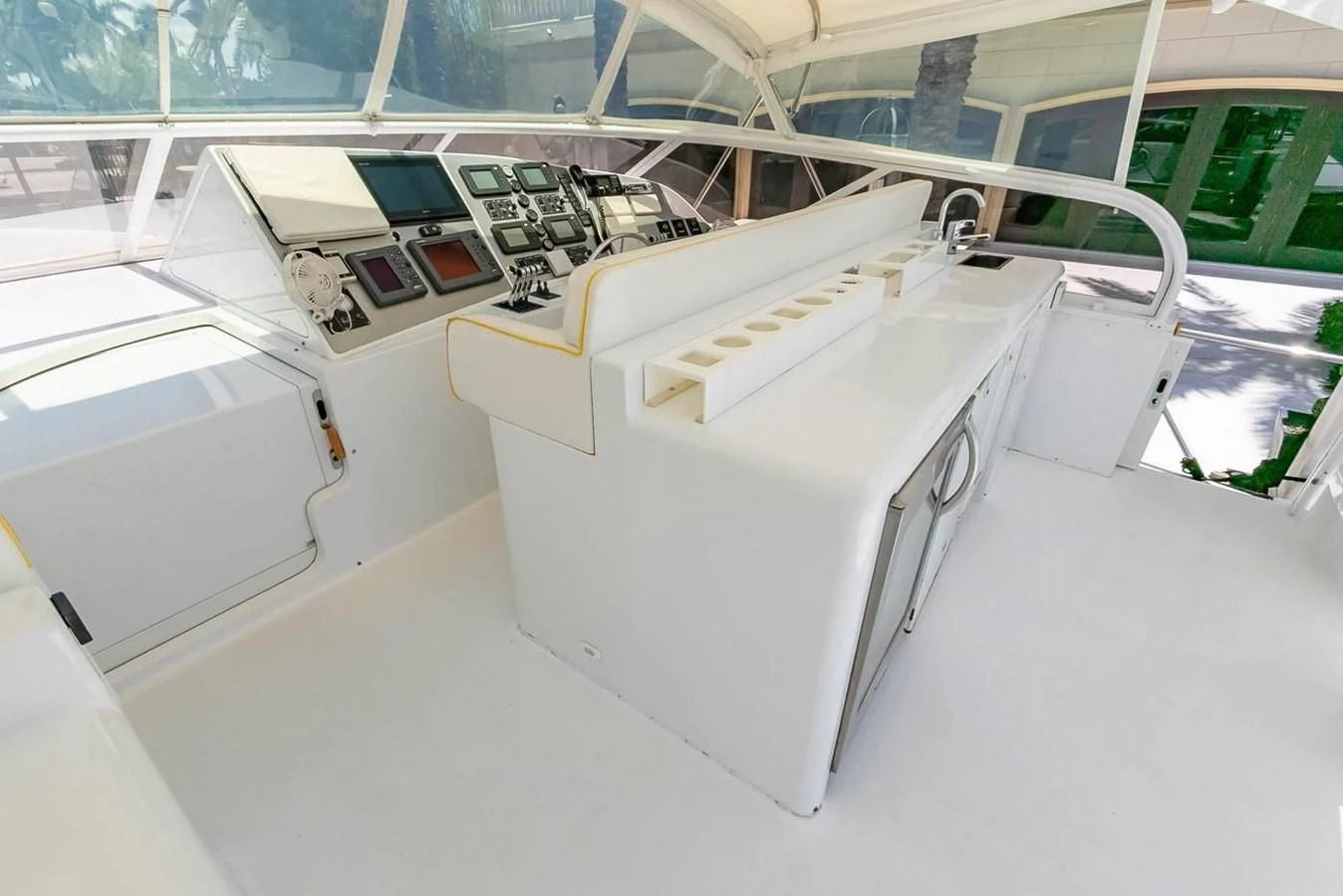 a model of a space ship aboard PURELY PLEASURE Yacht for Sale