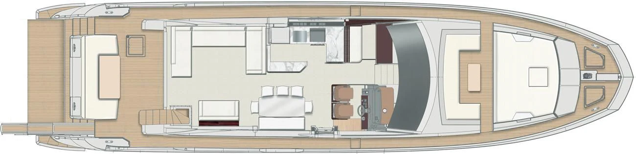 diagram aboard SOLSTICE Yacht for Sale