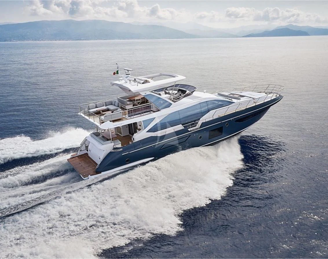 a ship on the water aboard SOLSTICE Yacht for Sale