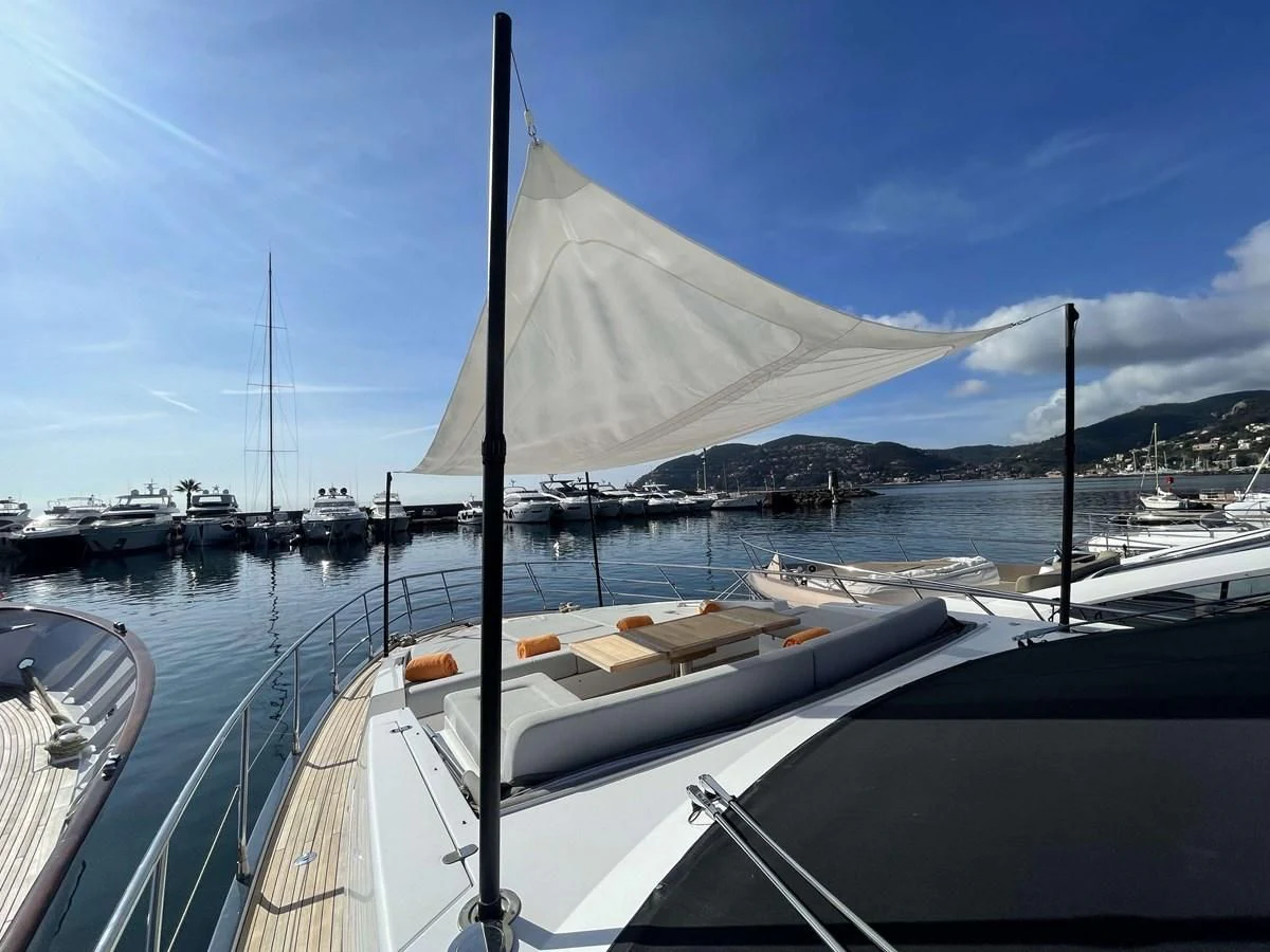 a sailboat on the water aboard SOLSTICE Yacht for Sale