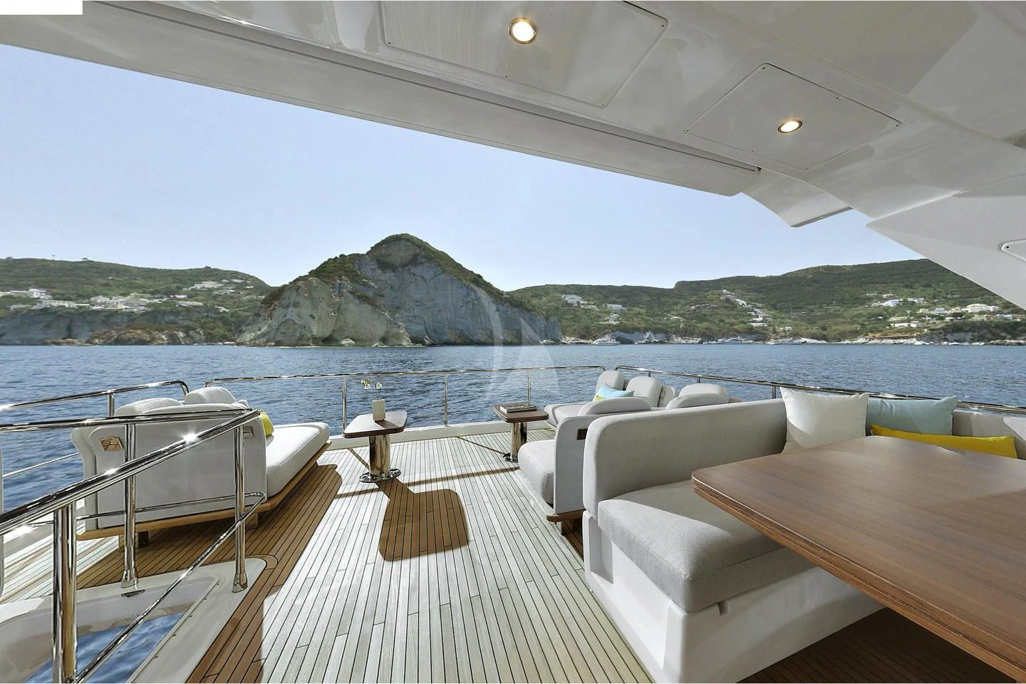 a boat on the water aboard SOLSTICE Yacht for Sale