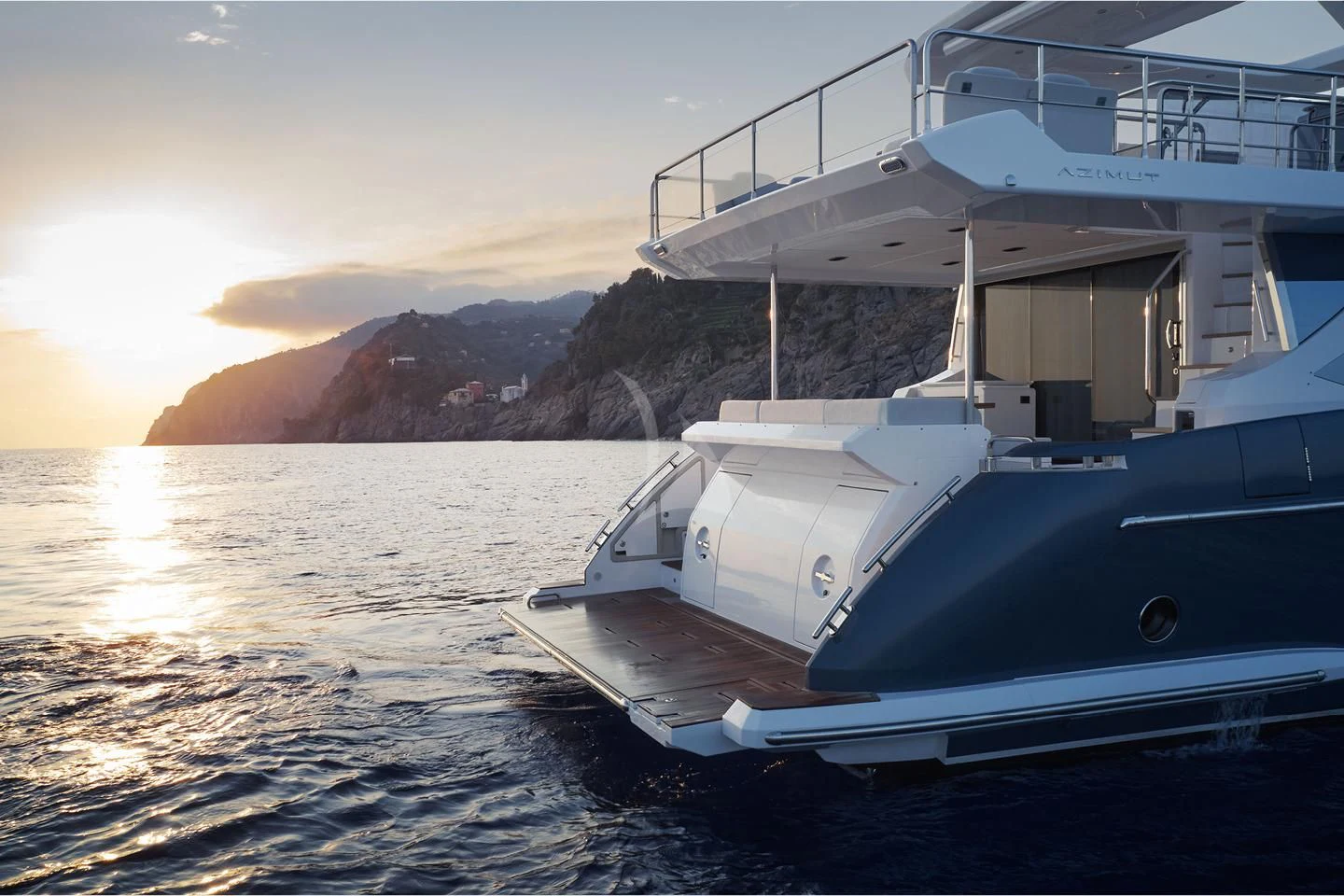 a boat on the water aboard SOLSTICE Yacht for Sale