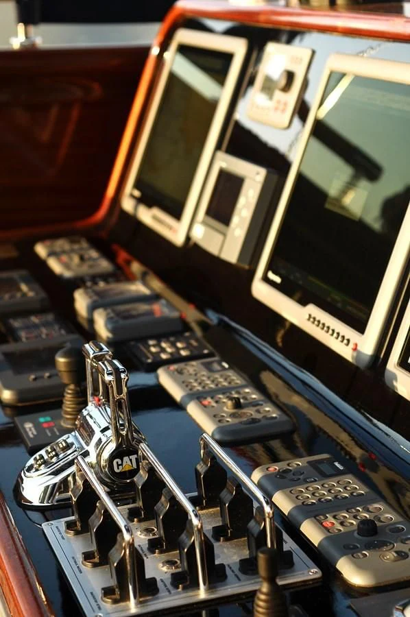 a machine with wires aboard CLEAR EYES Yacht for Sale