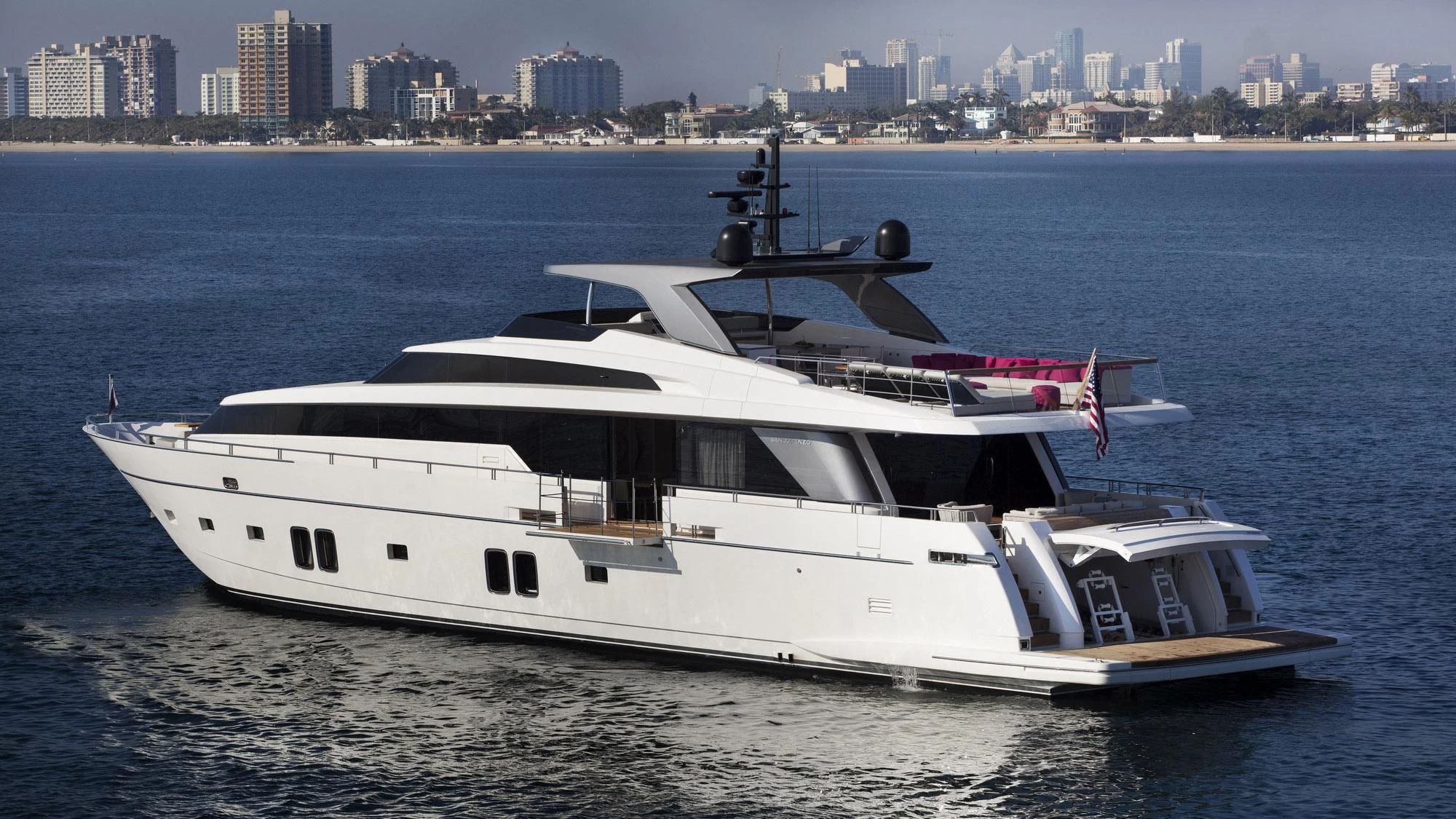 a white yacht on the water aboard CLEAR EYES Yacht for Sale