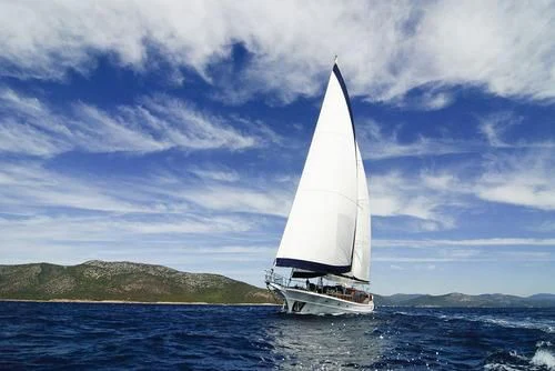 a sailboat in the water aboard CLEAR EYES Yacht for Sale