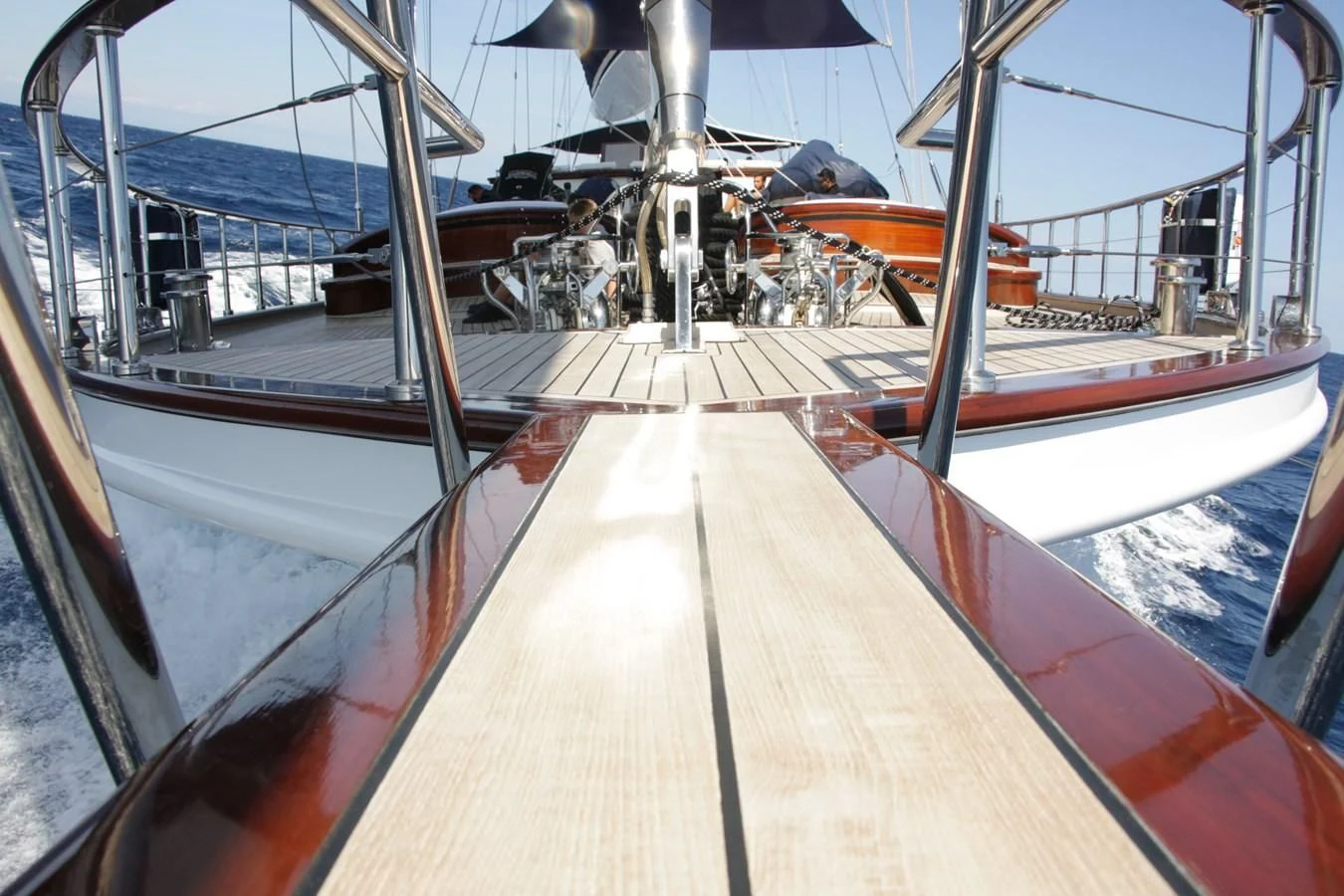 a boat on the water aboard CLEAR EYES Yacht for Sale