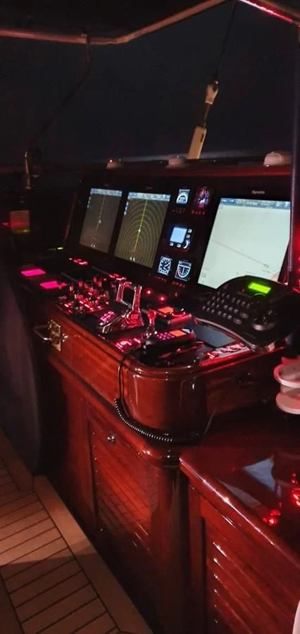 a machine with many buttons aboard CLEAR EYES Yacht for Sale