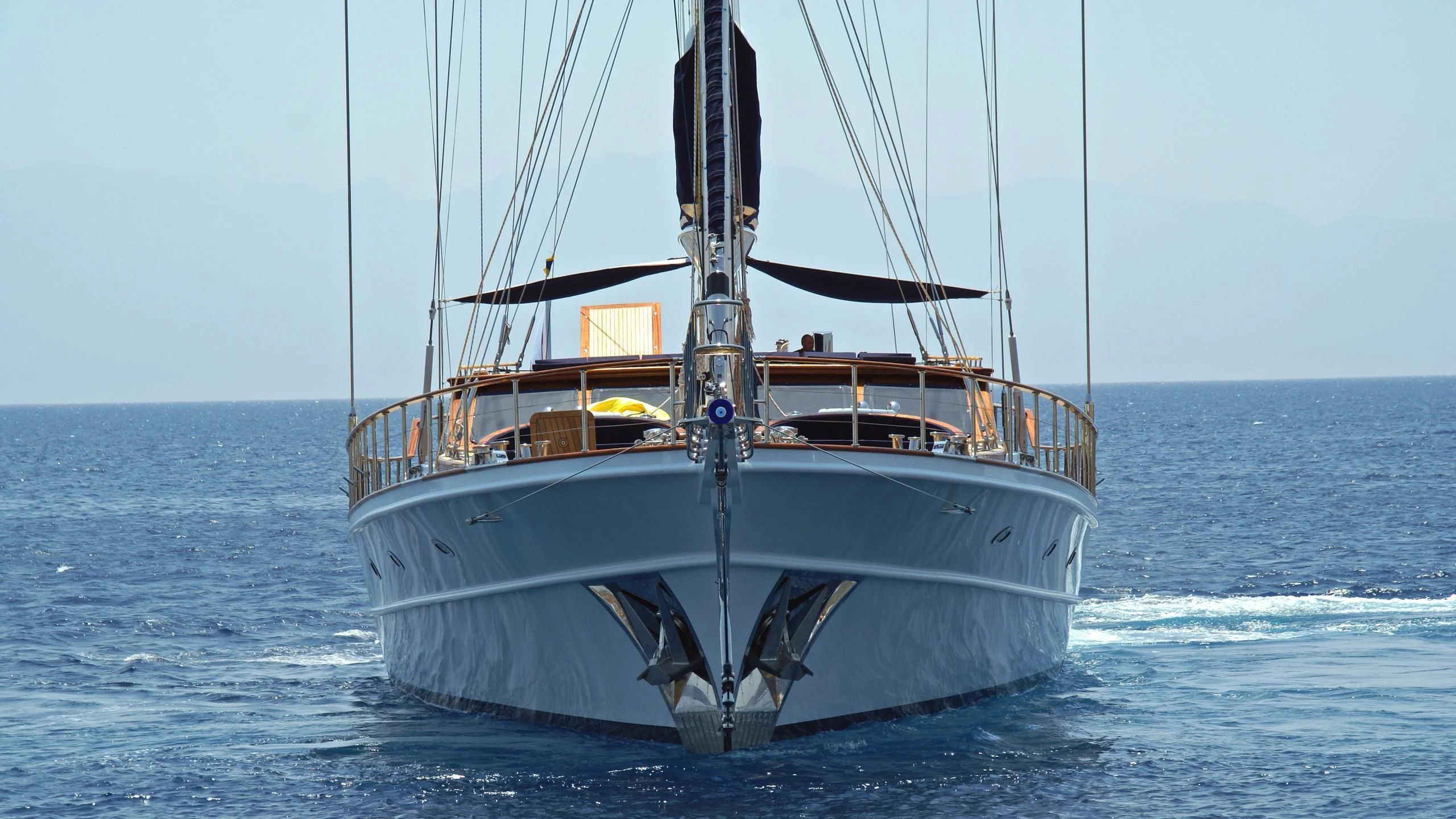 a boat in the water aboard CLEAR EYES Yacht for Sale