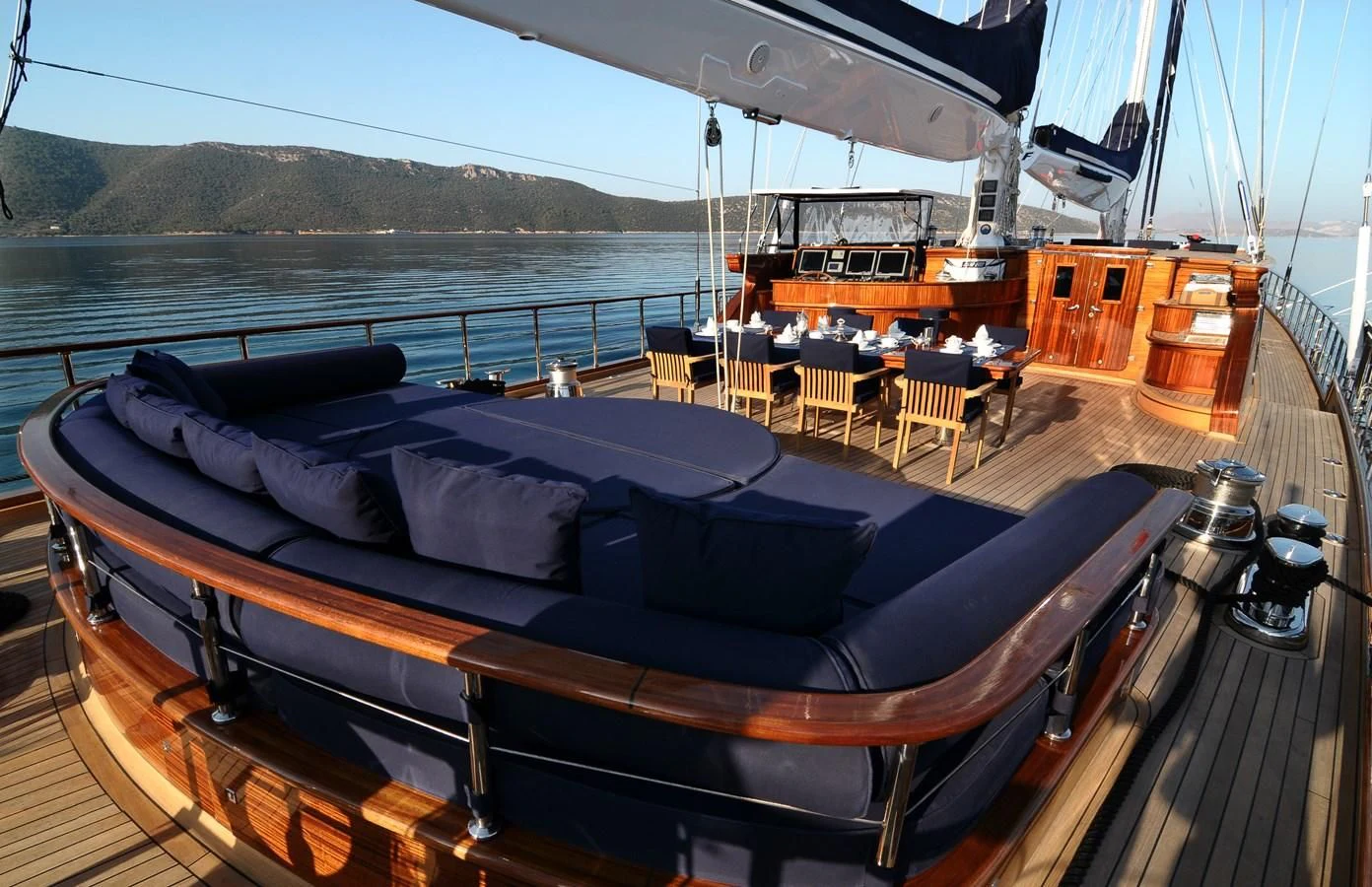 a boat on the water aboard CLEAR EYES Yacht for Sale